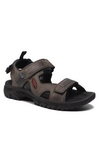 keen - Keen Sandały Targhe III Open Toe Sandal 1022424 Szary. Nosek buta: otwarty. Kolor: szary. Materiał: skóra, nubuk #8