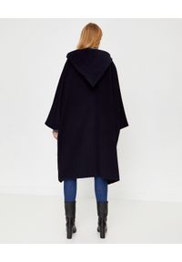 COMME des GARCONS - COMME DES GARCONS - Dwurzędowy płaszcz oversize. Kolor: niebieski. Materiał: wełna. Długość: długie. Styl: elegancki #4