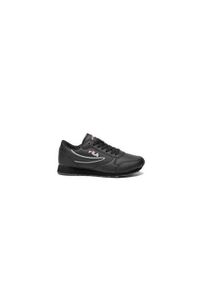 Buty do chodzenia męskie Fila Orbit. Zapięcie: sznurówki. Kolor: czarny. Materiał: guma, skóra, tkanina, materiał, syntetyk. Szerokość cholewki: normalna. Sport: turystyka piesza