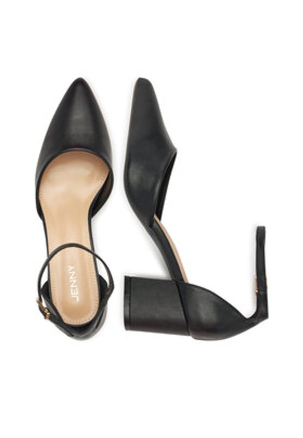 Jenny - JENNY Czółenka ANGEL WS210702-10 Czarny. Kolor: czarny. Materiał: syntetyk, materiał