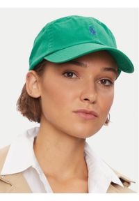 Polo Ralph Lauren Czapka z daszkiem 211912843002 Zielony. Kolor: zielony. Materiał: bawełna, materiał