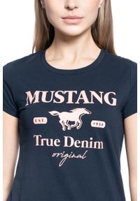 Mustang - DAMSKI T-SHIRT MUSTANG ALINA C PRINT 1010733 4136. Wzór: nadruk #6