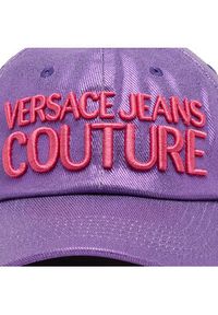 Versace Jeans Couture Czapka z daszkiem 74YAZK29 Fioletowy. Kolor: fioletowy. Materiał: materiał