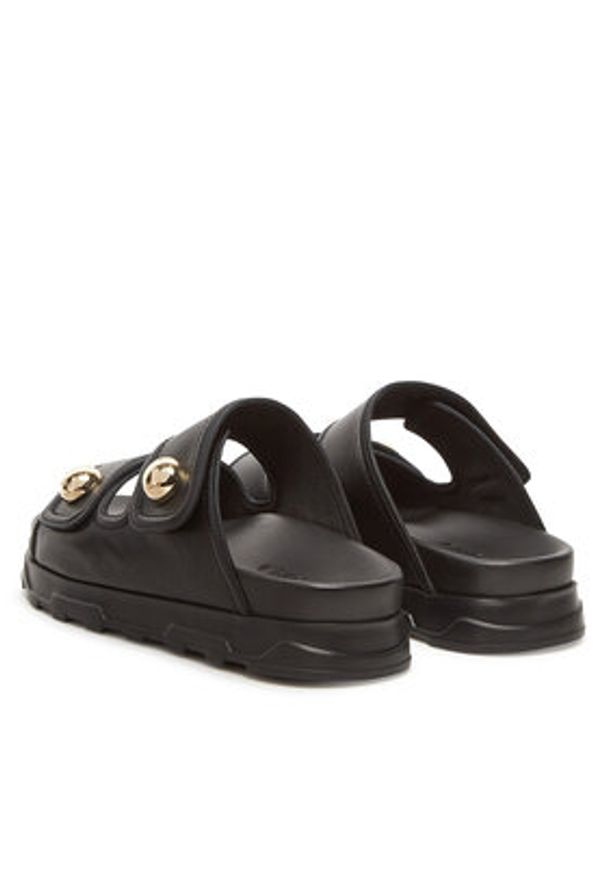 Furla Klapki Sfera YJ54SFE Y62000 O6000 Czarny. Kolor: czarny. Materiał: skóra