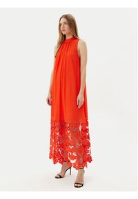 YAS Sukienka letnia Twigsy 26037703 Czerwony Relaxed Fit. Kolor: czerwony. Materiał: lyocell. Sezon: lato #9
