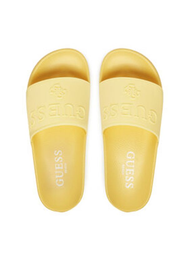 Guess Klapki E5GZ07BB00F Żółty. Kolor: żółty