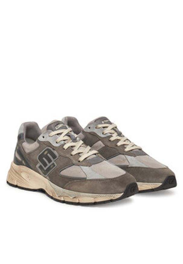 Enterprise Japan Sneakersy BB5017 PX645 Szary. Kolor: szary. Materiał: zamsz, skóra