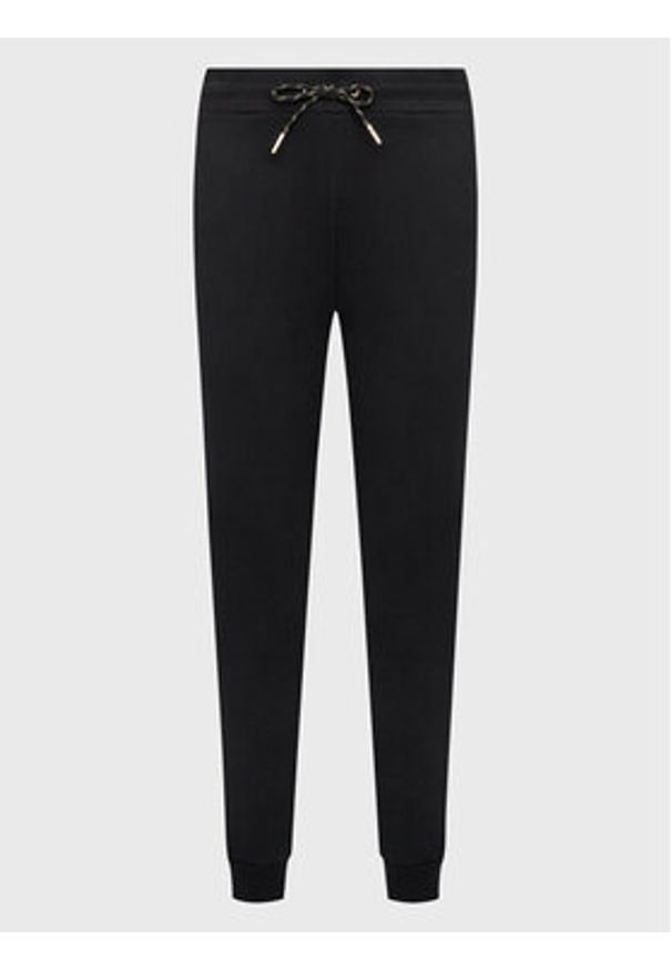 Armani Exchange Spodnie dresowe 6LYP70 YJ5VZ 1200 Czarny Regular Fit. Kolor: czarny. Materiał: bawełna, dresówka
