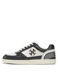 Tory Burch Sneakersy Clover Court 152959 Czarny. Kolor: czarny. Materiał: skóra