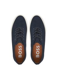 BOSS Tenisówki Aiden 50542098 Granatowy. Kolor: niebieski. Materiał: skóra, zamsz #3