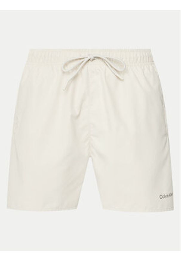 Calvin Klein Swimwear Komplet 2 par szortów kąpielowych KM0KM01165 Kolorowy Regular Fit. Materiał: syntetyk. Wzór: kolorowy
