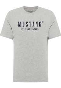 Męski T-Shirt Mustang Style Alex Mid Grey Mélange 1017991 4140 #1