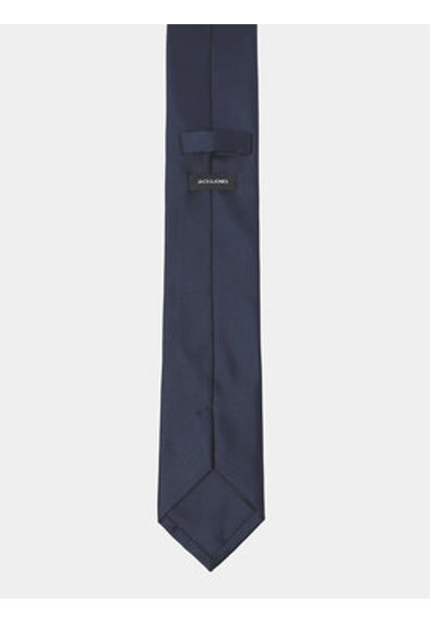 Jack & Jones - Jack&Jones Krawat Solid 12230334 Granatowy. Kolor: niebieski. Materiał: syntetyk