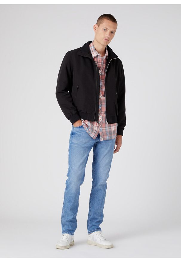 Wrangler - WRANGLER MESKIE SPODNIE JEANSOWE WRANGLER LARSTON COOL TWIST W18SYLZ70 112330749. Okazja: na co dzień. Stan: obniżony. Styl: casual, klasyczny