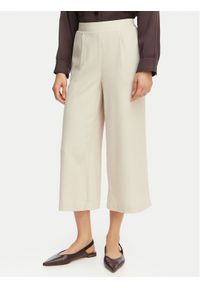 Vero Moda Kuloty Mymilo 10321626 Beżowy jasny Regular Fit. Kolor: beżowy. Materiał: len #1