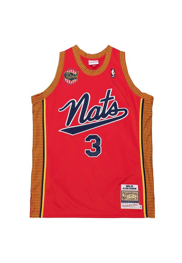 Mitchell & Ness - Jersey Philadelphia 76ers NBA Alternate 2004 Allen Iverson. Kolor: czerwony. Materiał: jersey. Sport: koszykówka