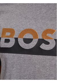 BOSS - Boss T-Shirt Tiburt 421 50499584 Szary Regular Fit. Kolor: szary. Materiał: bawełna #5