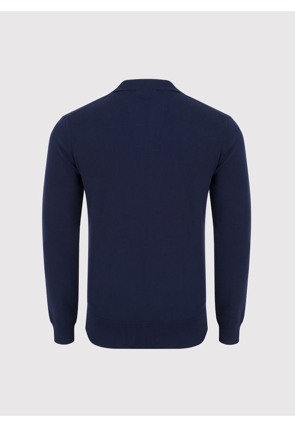 Pako Lorente - PAKO LORENTE – Męski sweter z kołnierzykiem polo. Okazja: na co dzień. Typ kołnierza: polo. Materiał: poliamid, wiskoza. Sezon: wiosna. Styl: casual