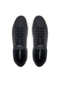 Emporio Armani Sneakersy EM003844 AF20004 UC001 Czarny. Kolor: czarny. Materiał: skóra