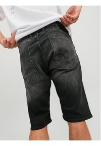 Jack & Jones - Jack&Jones Szorty jeansowe Scale 12223991 Czarny Regular Fit. Kolor: czarny. Materiał: bawełna #10