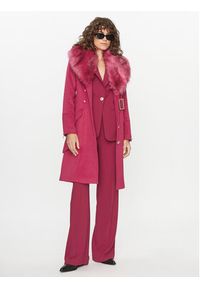 Marciano Guess Płaszcz wełniany Alice 3BGL12 a1799Z Różowy Regular Fit. Kolor: różowy. Materiał: syntetyk, wełna #3