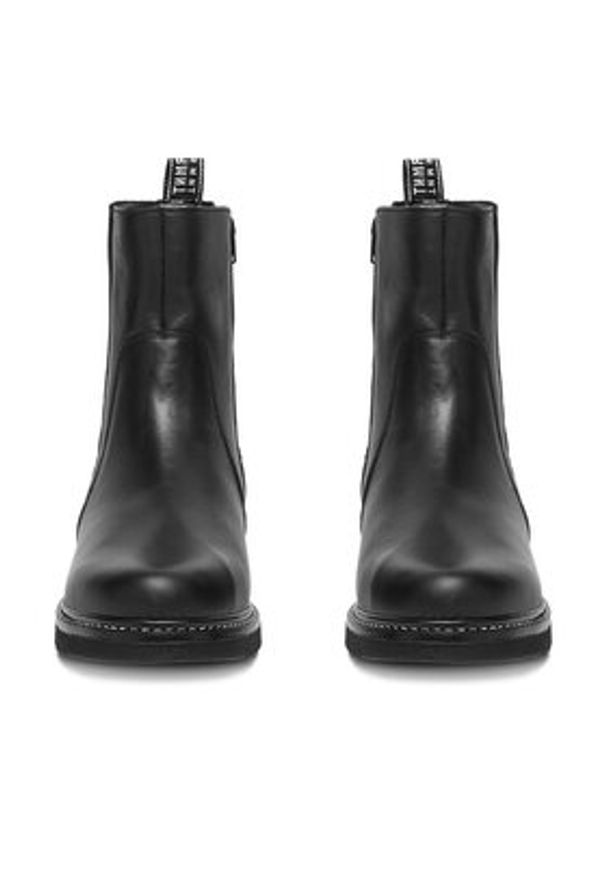 Remonte Botki CEO-D3970-01 Czarny. Kolor: czarny. Materiał: skóra