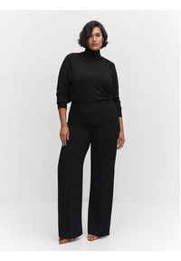 mango - Mango Golf Luccac 57065972 Czarny Regular Fit. Typ kołnierza: golf. Kolor: czarny. Materiał: syntetyk #2