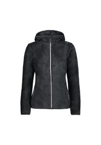 Bluza damska CMP 38P1546. Kolor: czarny. Materiał: polar. Sport: turystyka piesza #1