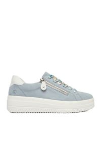 Remonte Sneakersy CEO-D1C06-10 Niebieski. Kolor: niebieski. Materiał: zamsz, skóra #1