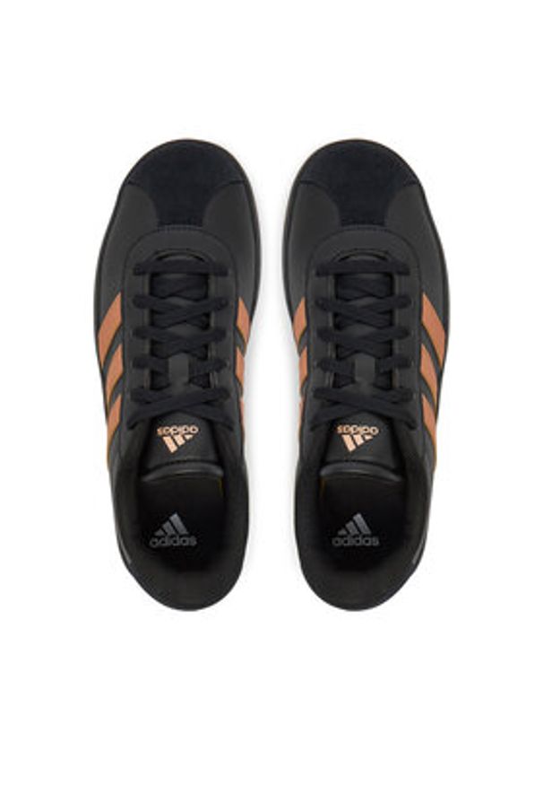 Adidas - adidas Sneakersy Vl Court 3.0 K JQ1596 Czarny. Kolor: czarny. Materiał: zamsz, skóra