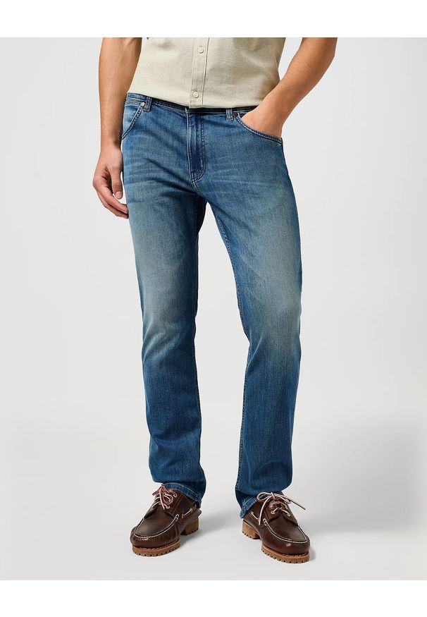 Wrangler - MESKIE SPODNIE WRANGLER GREENSBORO TRAIL TONE 112362442