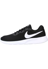Buty do chodzenia męskie Nike Tanjun. Zapięcie: sznurówki. Kolor: czarny. Materiał: materiał, syntetyk, tkanina. Szerokość cholewki: normalna. Model: Nike Tanjun. Sport: turystyka piesza