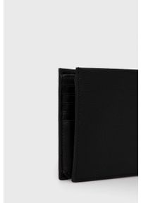 Calvin Klein - Portfel skórzany. Kolor: czarny. Materiał: materiał. Wzór: gładki #3