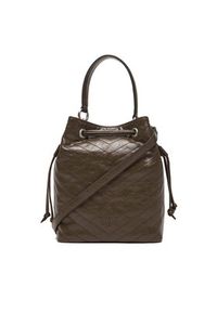 Pinko - PINKO Torebka Cargo Bucket Al 25-26 PLTT 105112 A2JC Brązowy. Kolor: brązowy. Materiał: skórzane