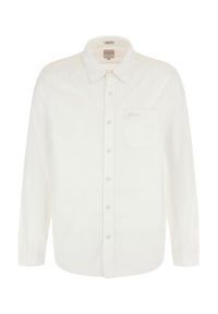 Guess Koszula Nottingham M3GH22 B5M01 Biały Regular Fit. Kolor: biały. Materiał: bawełna