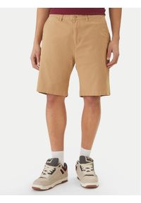 DC Shoes Szorty materiałowe Worker ADYWS03087 Beżowy Regular Fit. Kolor: beżowy. Materiał: bawełna #1