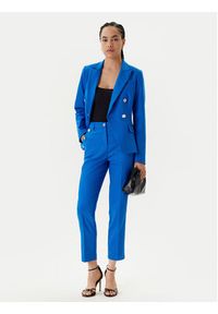 Morgan Marynarka 251-VPKY.F Niebieski Slim Fit. Kolor: niebieski. Materiał: bawełna, syntetyk #4