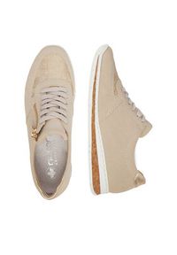 Rieker Sneakersy N5121-60 Beżowy. Kolor: beżowy. Materiał: materiał #7