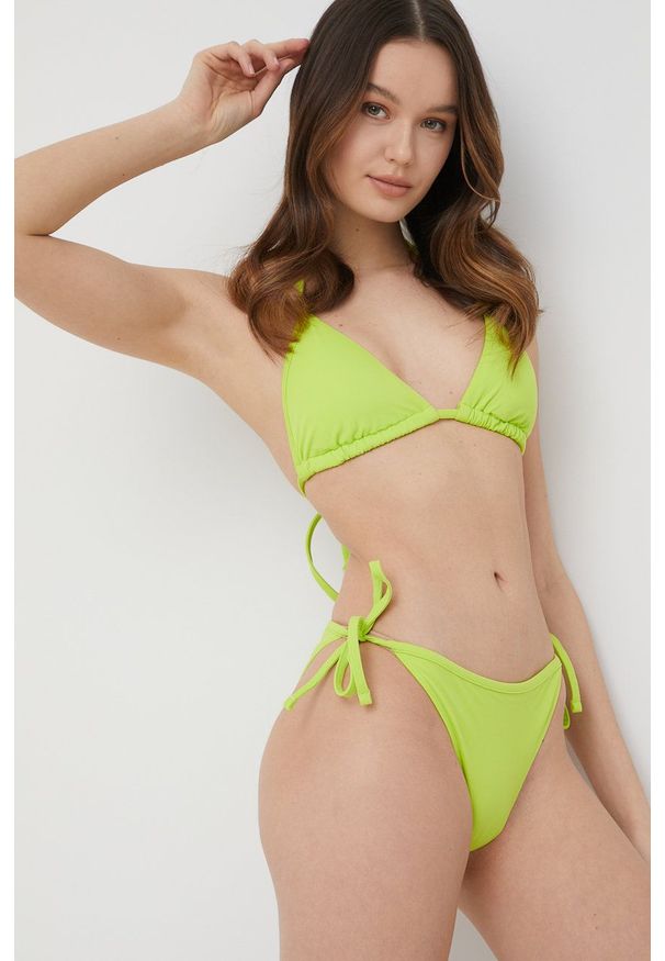 EA7 Emporio Armani - Strój kąpielowy. Kolor: zielony. Materiał: dzianina