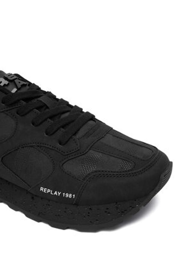 Replay - REPLAY Sneakersy GMSG7 .000.C0003S Czarny. Kolor: czarny. Materiał: skóra