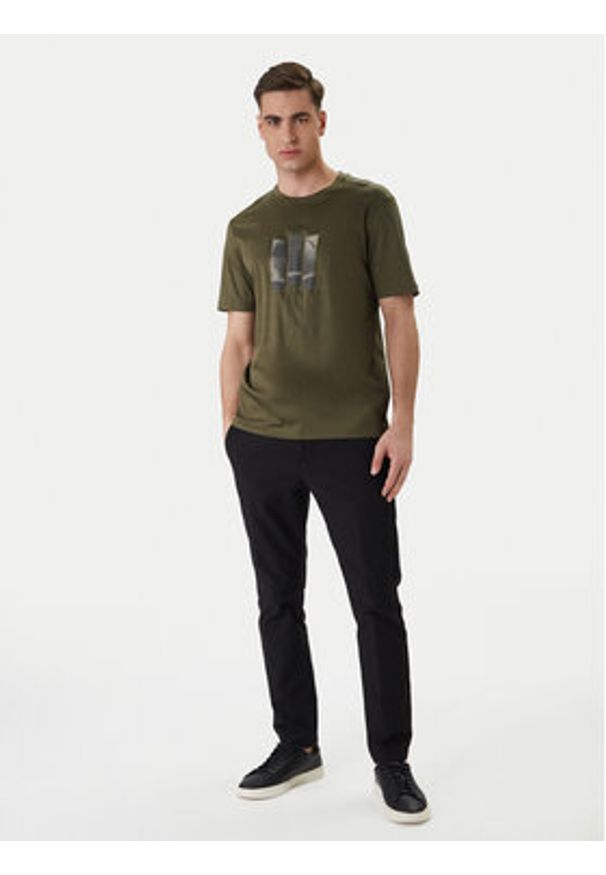 BOSS T-Shirt PS Spirit70 Grx 50559811 Zielony Regular Fit. Kolor: zielony. Materiał: bawełna