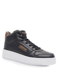Champion Sneakersy Mid Cut Shoe Rebound Plat Mid Animalier S11609-KK001 Czarny. Kolor: czarny. Materiał: skóra #6
