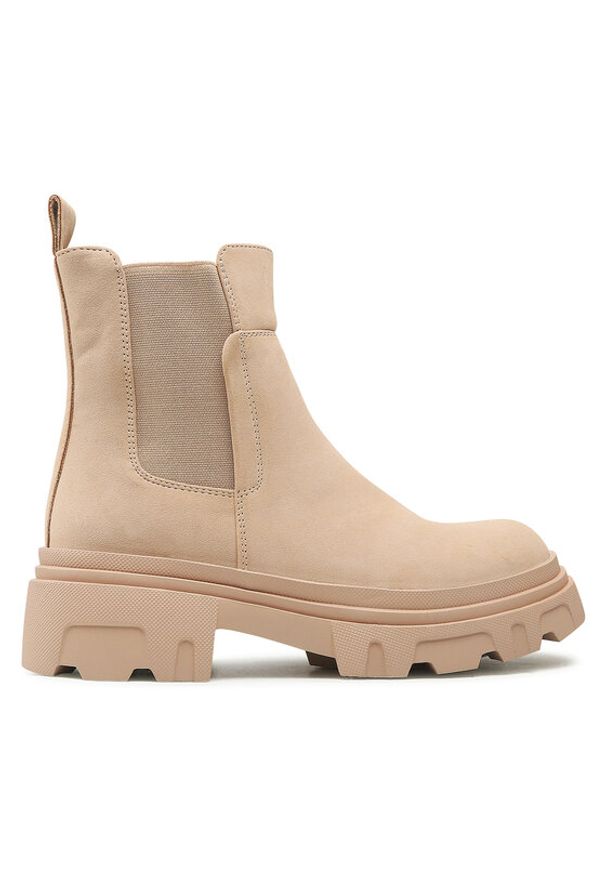 Jenny Fairy Sztyblety WS9186-01 Beżowy. Kolor: beżowy. Materiał: skóra