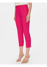 Liviana Conti Spodnie materiałowe L3SM43 Różowy Regular Fit. Kolor: różowy. Materiał: wiskoza