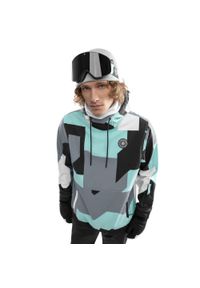 SIROKO - Kurtka snowboardowa męska W1 Ushuaia. Kolor: wielokolorowy, niebieski, szary. Materiał: softshell, materiał. Sezon: zima. Sport: snowboard #1