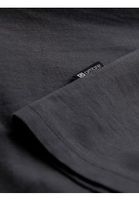 Ombre Clothing - Longsleeve męski bez nadruku z dekoltem w serek - grafitowy V4 - Rozmiar: L. Okazja: na co dzień. Typ kołnierza: dekolt w serek. Kolor: szary. Materiał: materiał, bawełna. Długość rękawa: długi rękaw. Długość: długie. Wzór: gładki, jednolity. Styl: klasyczny, casual, elegancki #7