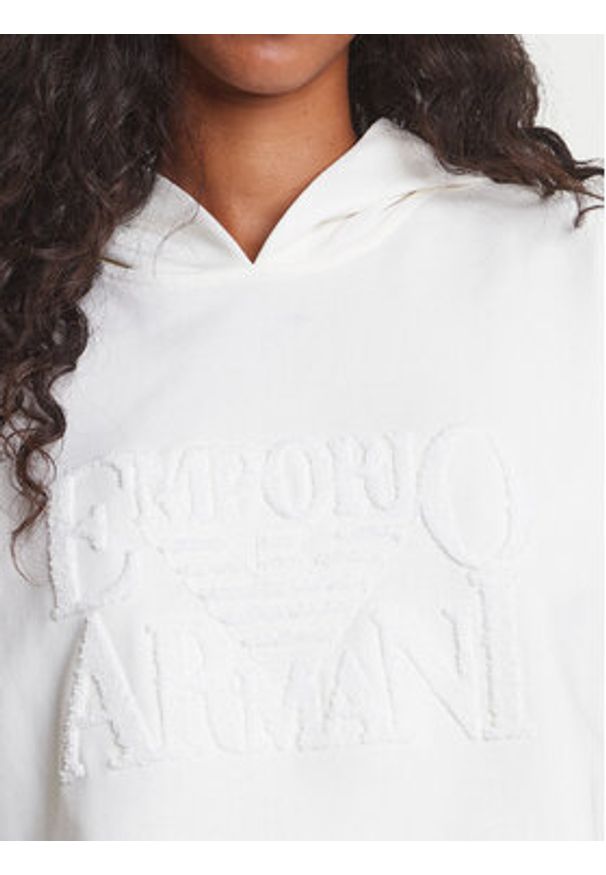 Emporio Armani Bluza EW000775 AF12186 U1131 Biały Loose Fit. Kolor: biały. Materiał: bawełna