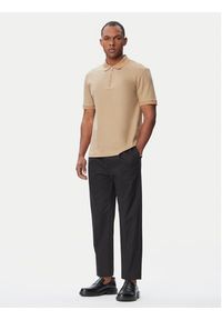 BOSS Polo H-Pei 88 50565320 Beżowy Regular Fit. Typ kołnierza: polo. Kolor: beżowy. Materiał: bawełna #3