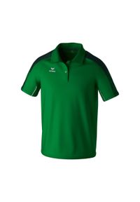 ERIMA - Polo Erima Evo Star. Typ kołnierza: polo. Kolor: zielony. Materiał: materiał. Długość rękawa: raglanowy rękaw. Sport: piłka nożna #1