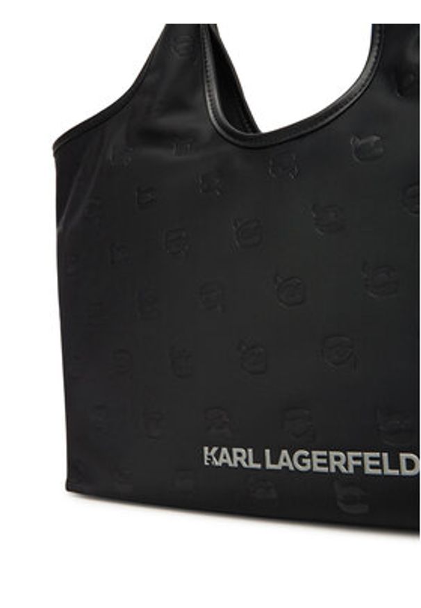 Karl Lagerfeld - KARL LAGERFELD Torebka A3W30116 Czarny. Kolor: czarny. Materiał: skórzane